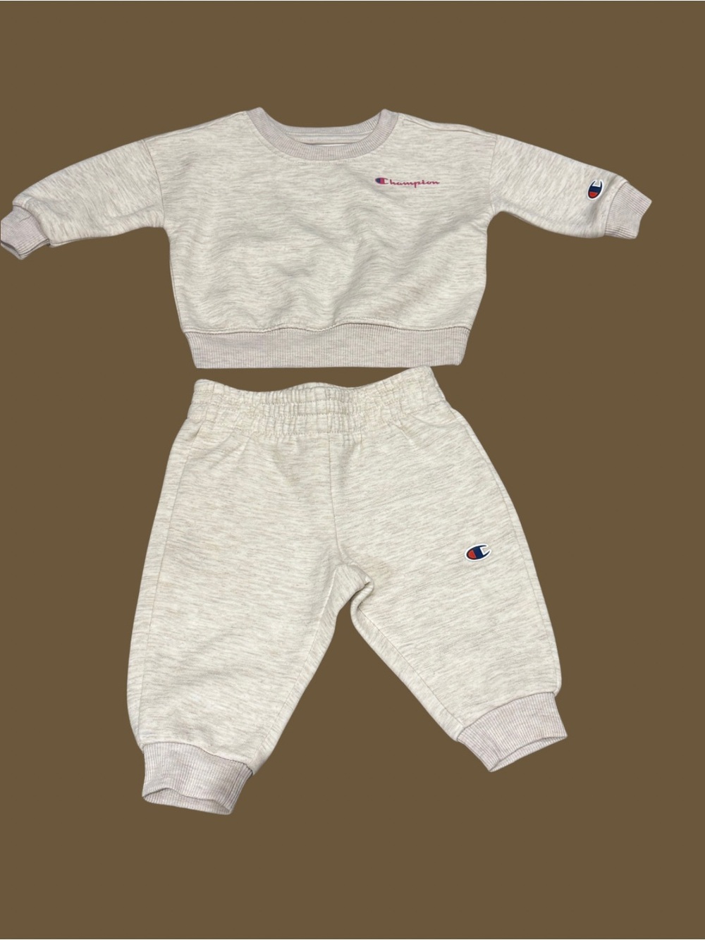 Champion Baby 2 Piece Sweatshirt & Jogger Set